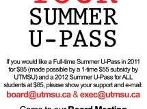 Save YOUR Summer U-Pass